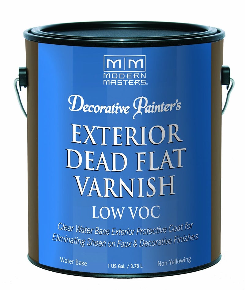 1 gal Modern Masters DP401 Clear Decorative Painterâ€™s Acrylic Dead Flat Varnish